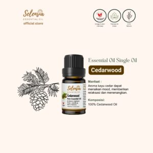 Aromatherapy Cedarwood Essential Oil By Selensia